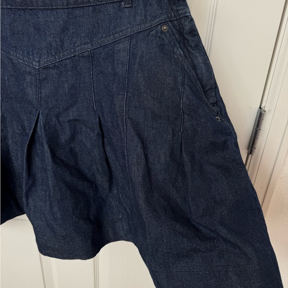 Free People Denim Vest and Skirt Set - Dark Blue - Picture 8 of 8